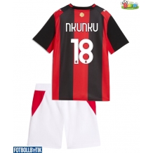 AC Milan Christopher Nkunku #18 Hemmatröja Barn 2026-27 Kortärmad (+ Korta byxor)